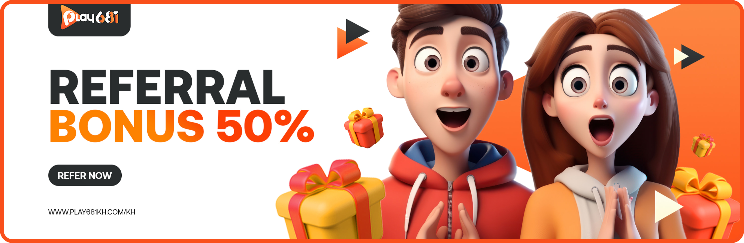 Referral Friend Bonus 50%